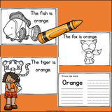 Colors of the Week: Orange Mini Book 