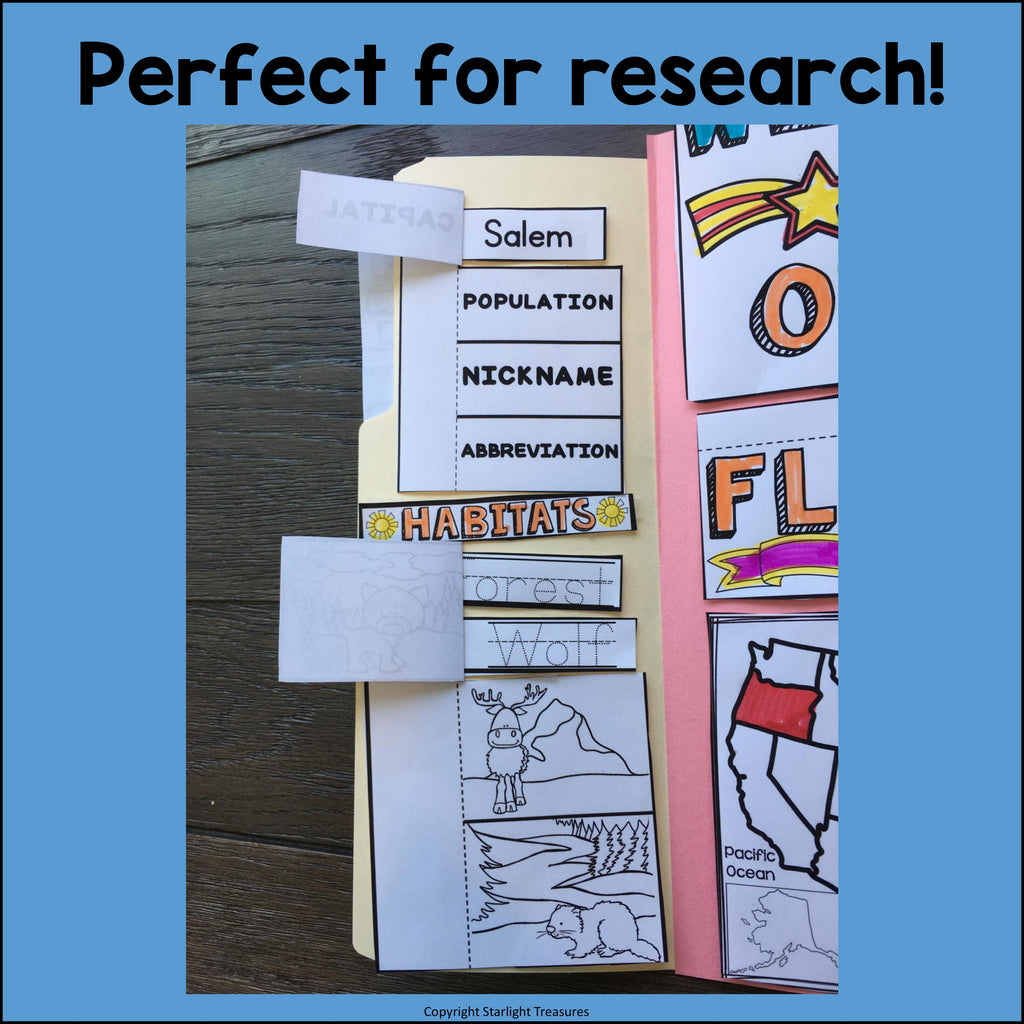 Oregon Lapbook for Early Learners - A State Study