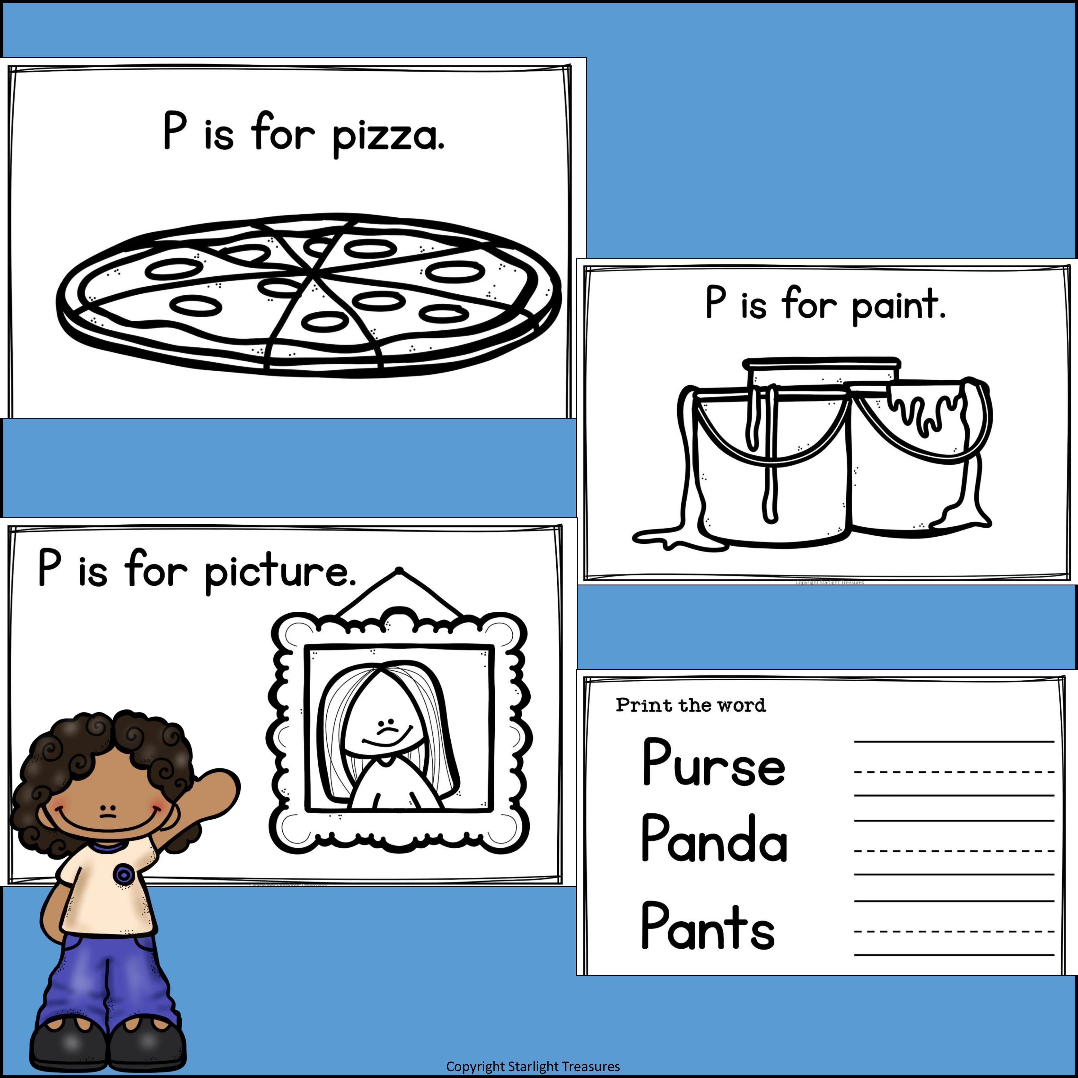 Alphabet Letter of the Week: The Letter P Mini Book