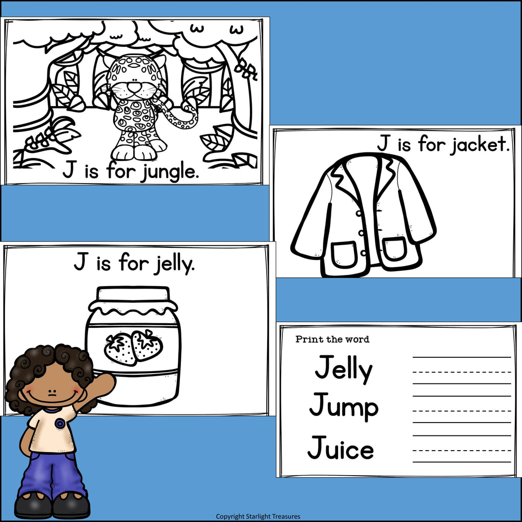 Alphabet Letter of the Week: The Letter J Mini Book