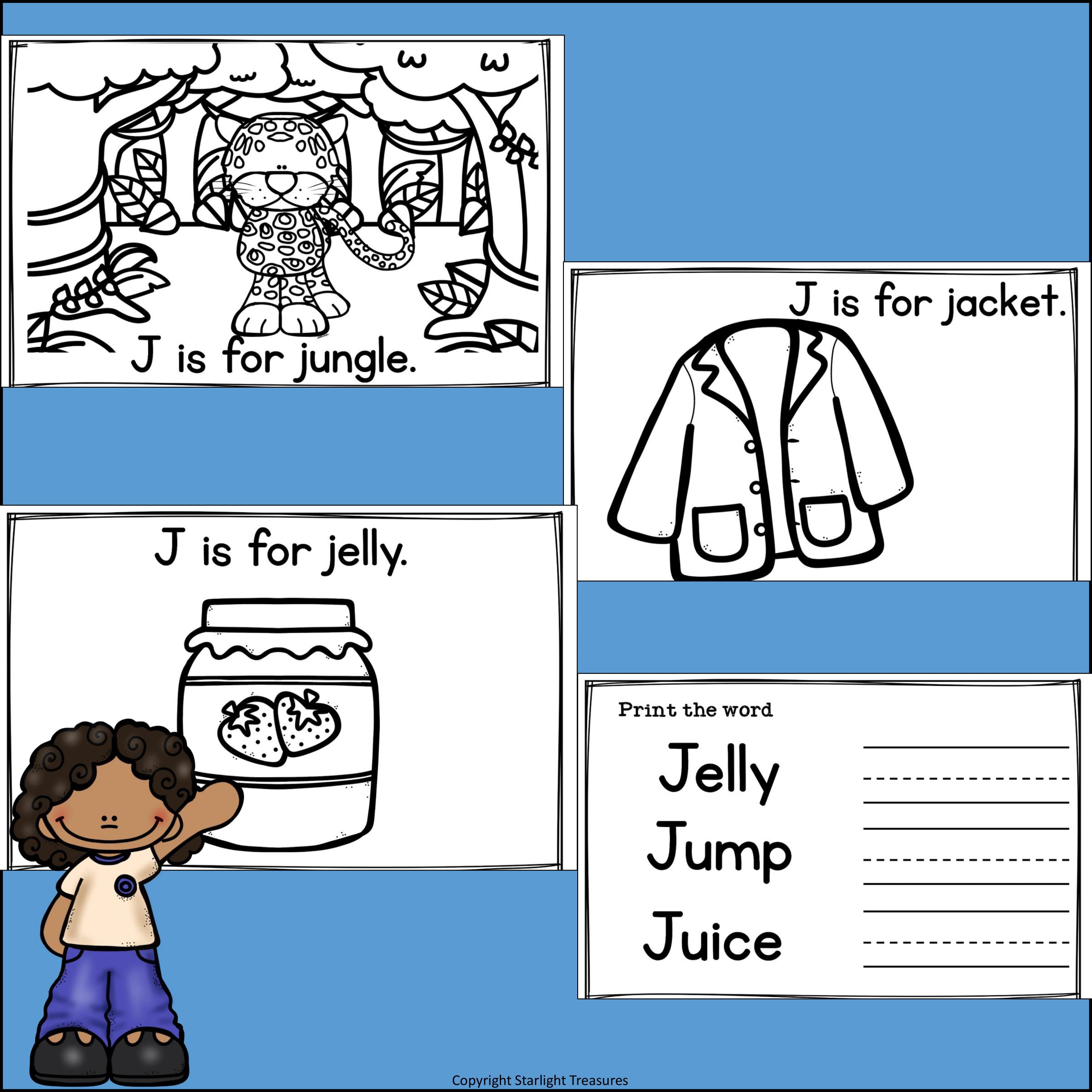 Alphabet Letter of the Week: The Letter J Mini Book