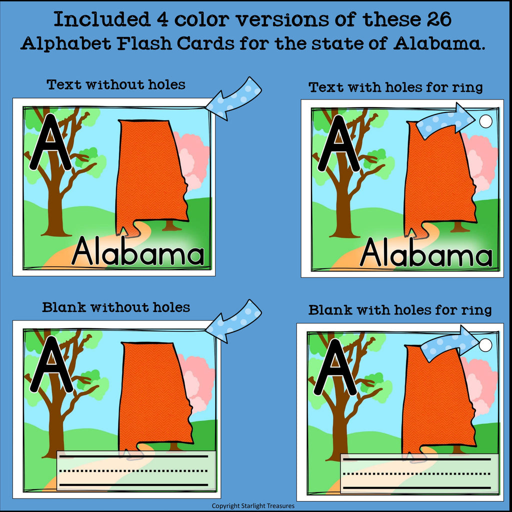 Alabama Flash Cards