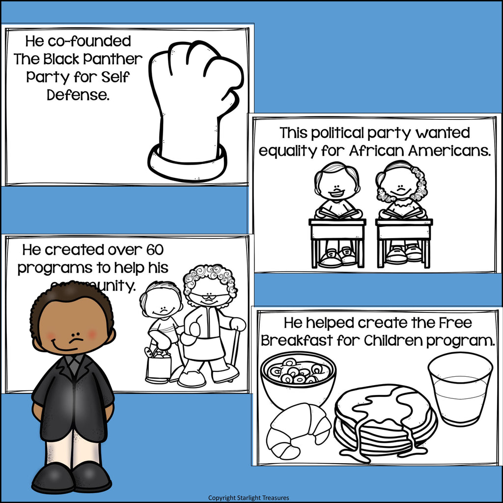 Huey P. Newton Mini Book for Early Readers: Black History Month