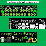 Saint Patrick's Day Cut n' Color Bookmarks