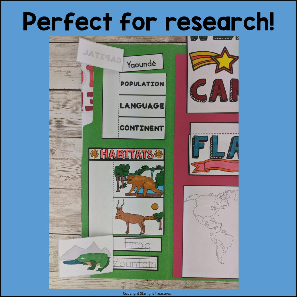 Cameroon Lapbook for Early Learners - A Country Study