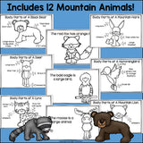The Mountains Mini Book for Early Readers: Mountain Animals
