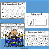 Music Mini Book for Early Readers