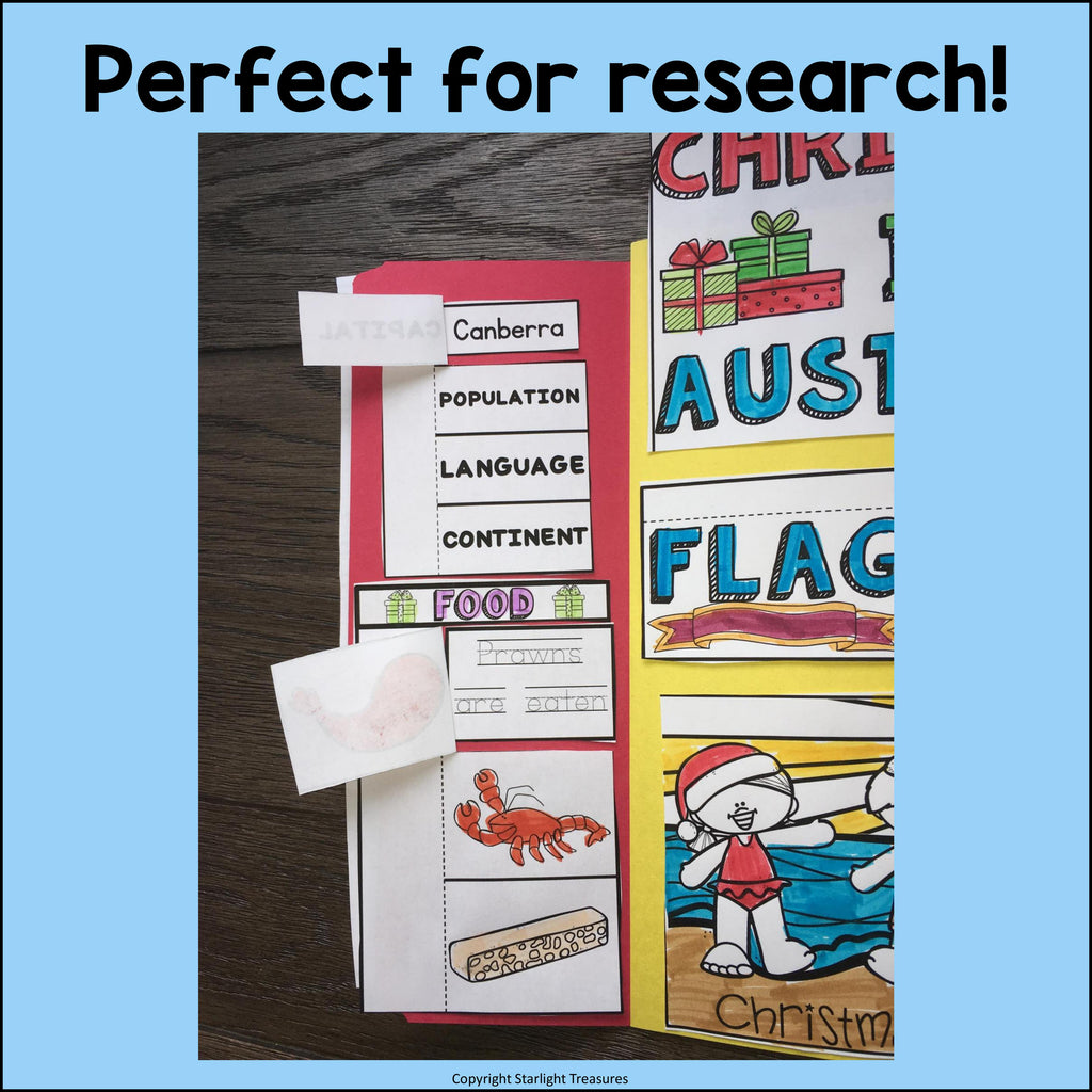 Christmas in Australia Lapbook for Early Learners