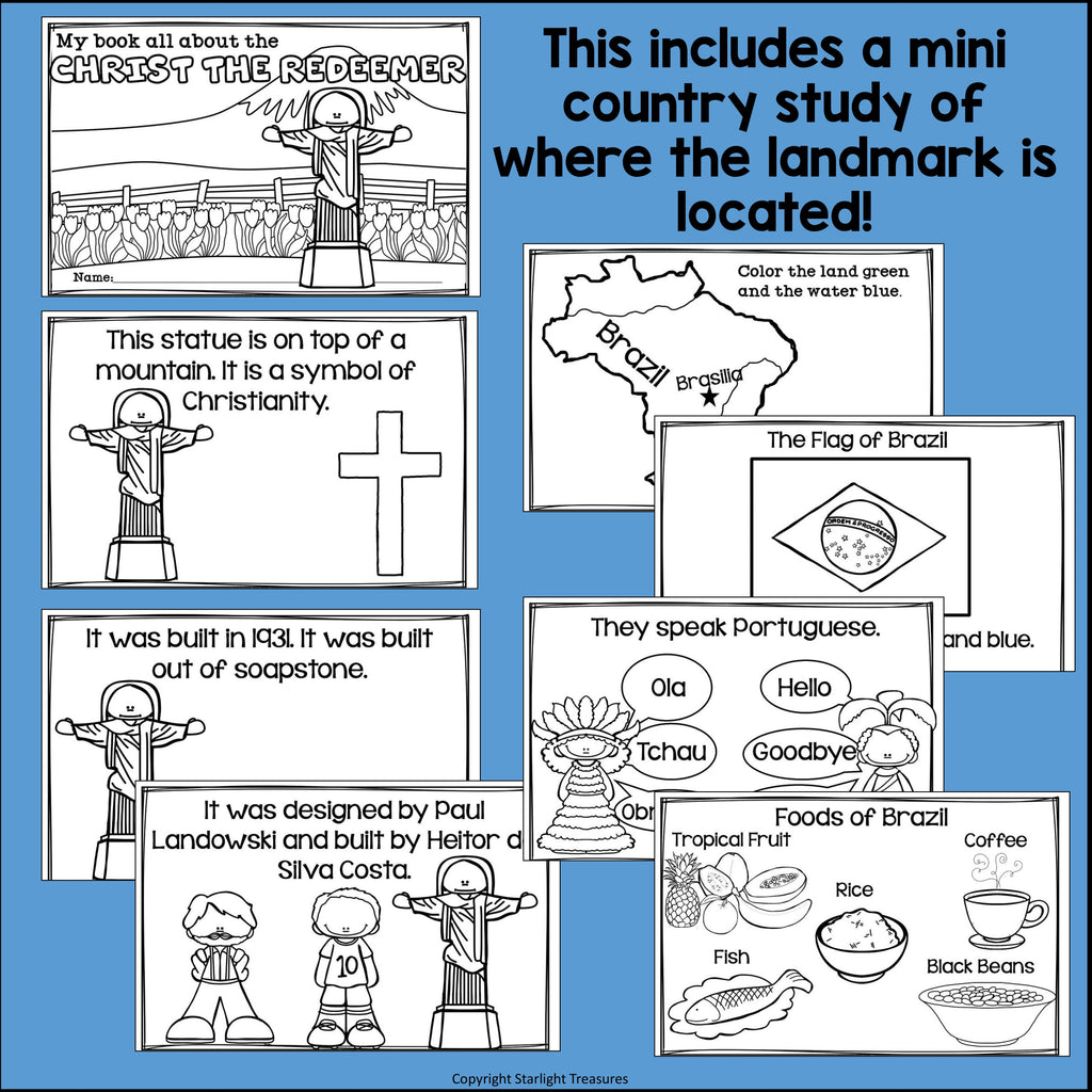 Christ the Redeemer Complete Unit for Early Learners - World Landmarks