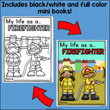 Firefighter Mini Book for Early Readers 