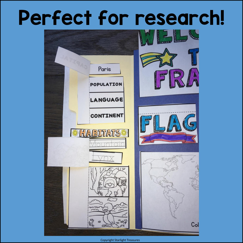 France Lapbook for Early Learners - A Country Study