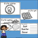 Alphabet Letter of the Week: The Letter Q Mini Book