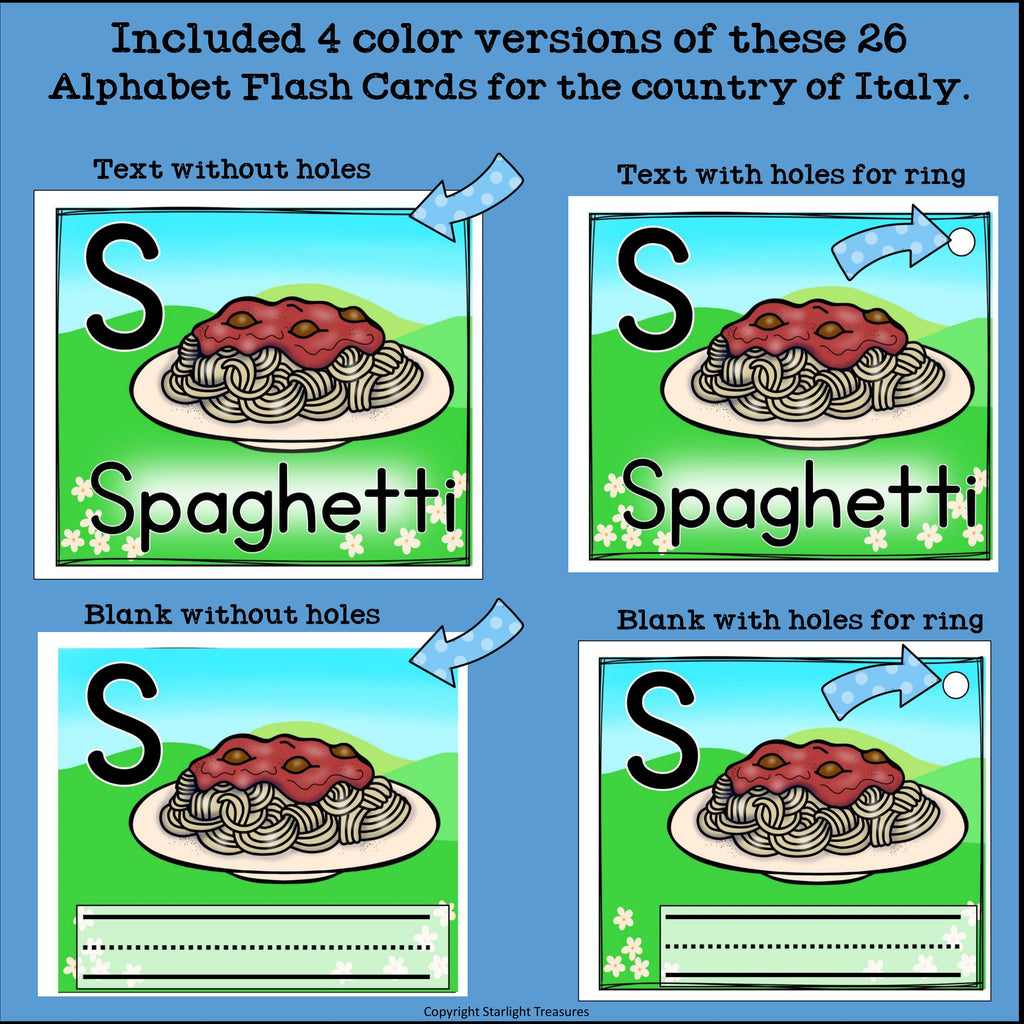 Italy Flash Cards
