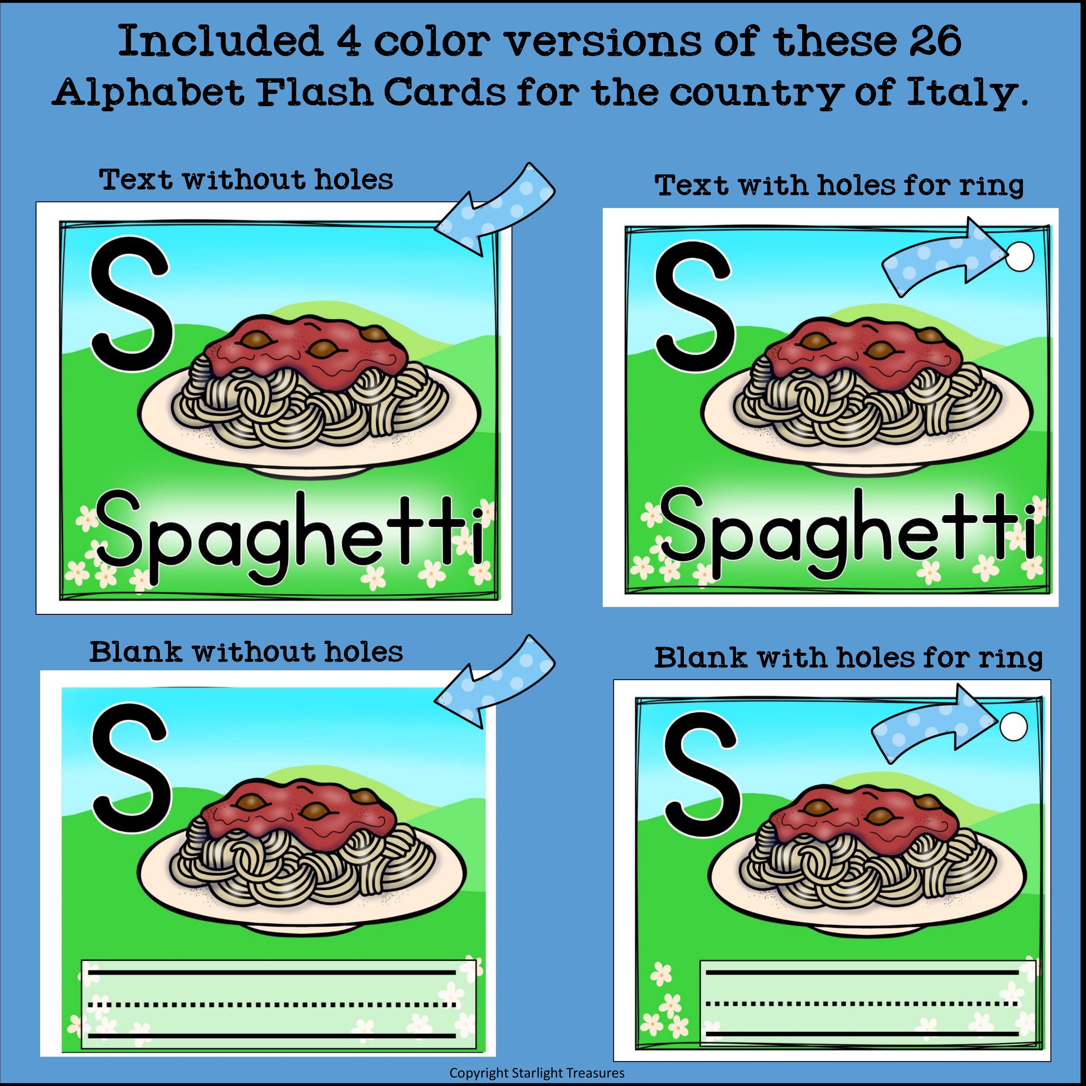 Italy Flash Cards