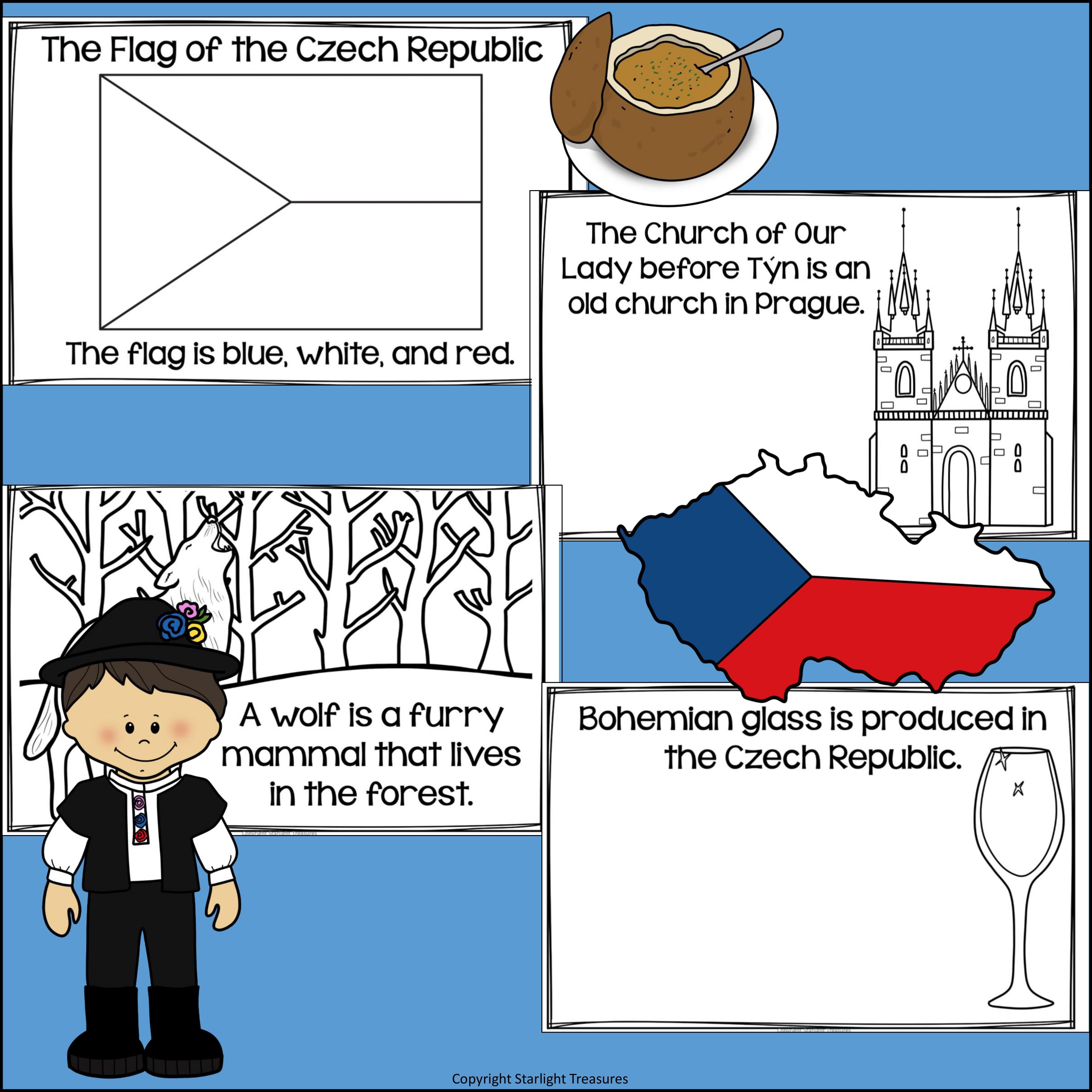 Czech Republic Mini Book for Early Readers - A Country Study