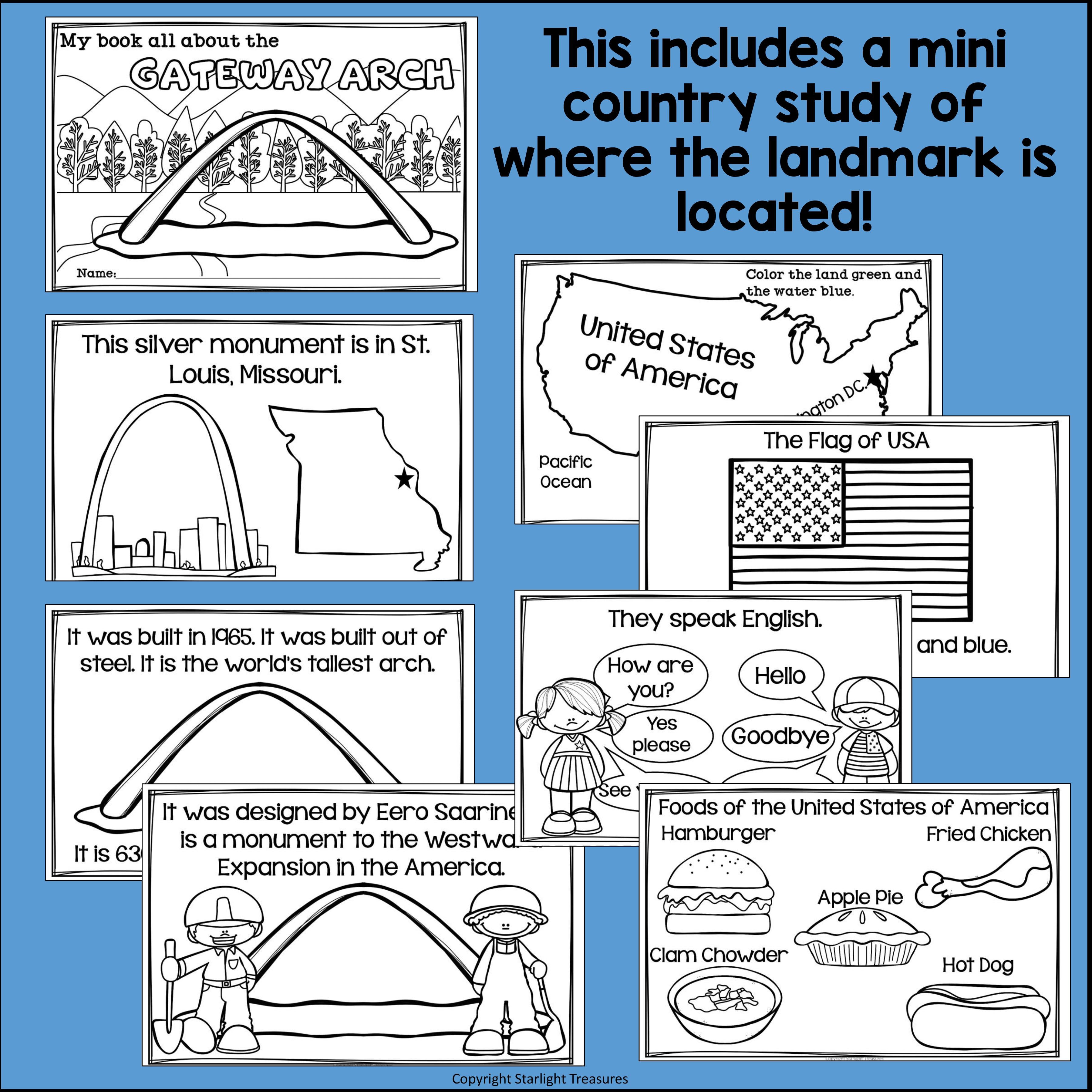 Gateway Arch Complete Unit for Early Learners - World Landmarks