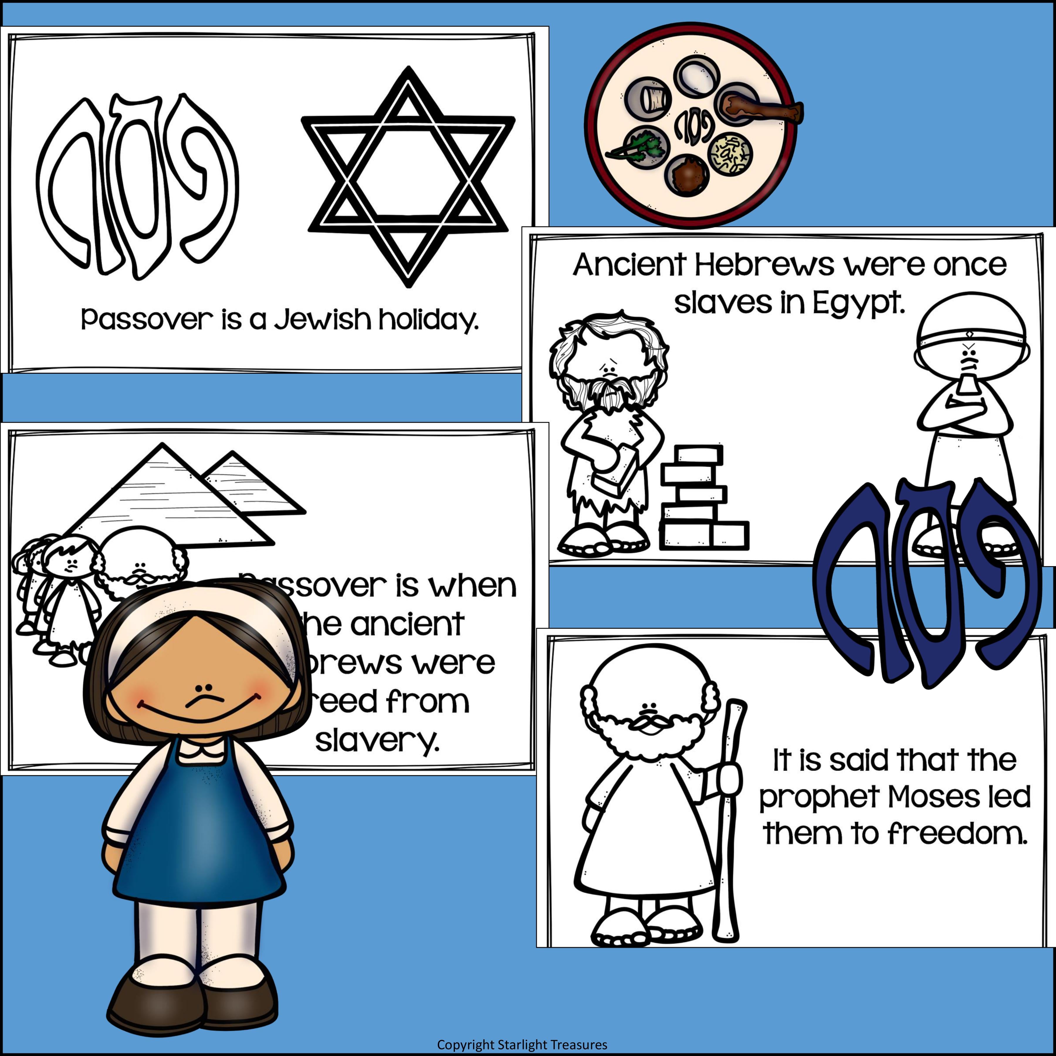Passover Mini Book for Early Readers