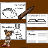 Colors of the Week: Brown Mini Book