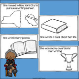 Maya Angelou Mini Book for Early Readers: Black History Month