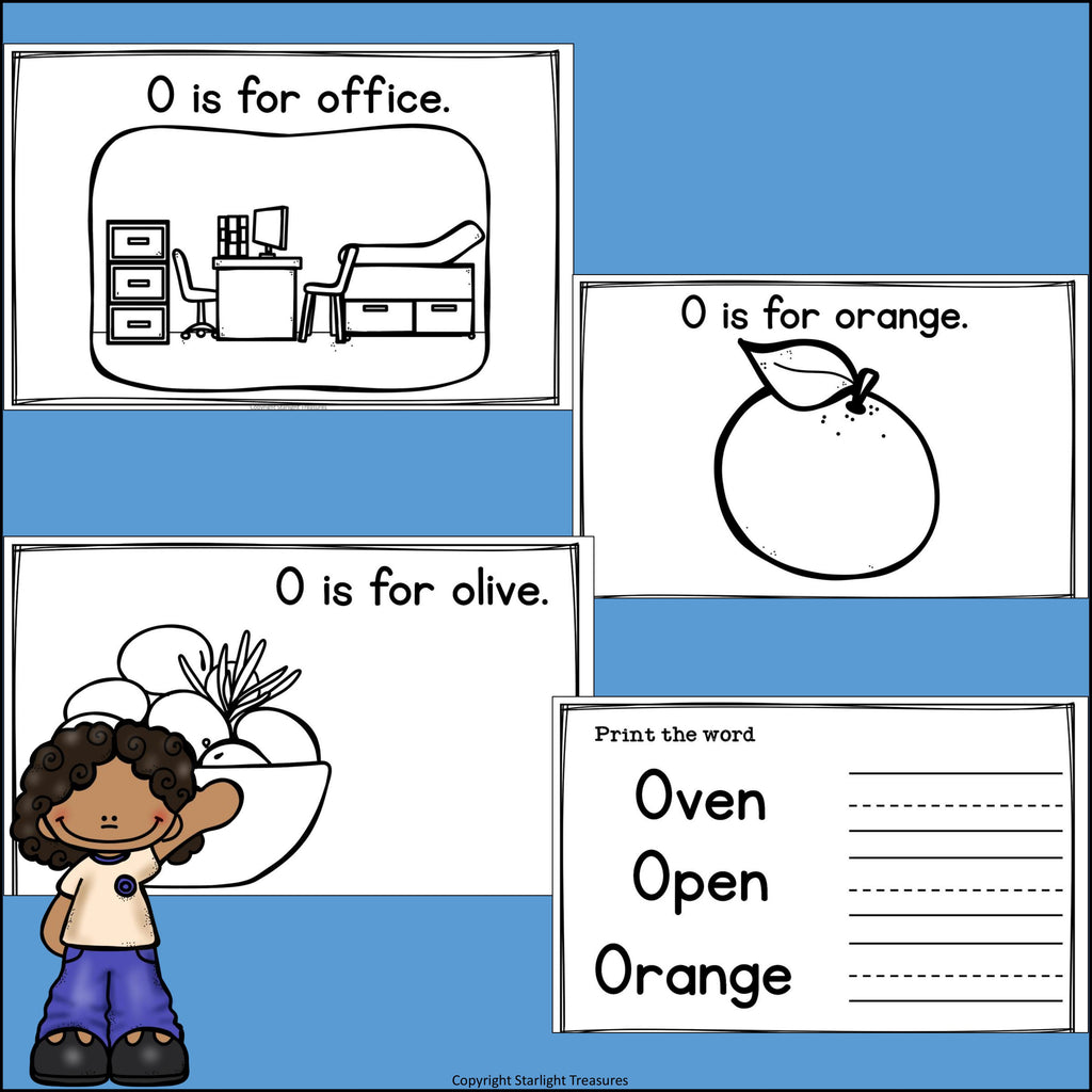 Alphabet Letter of the Week: The Letter O Mini Book