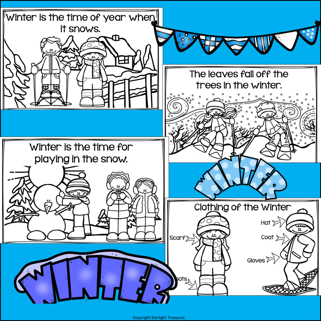 The Seasons Mini Book for Early Readers: The Four Seasons