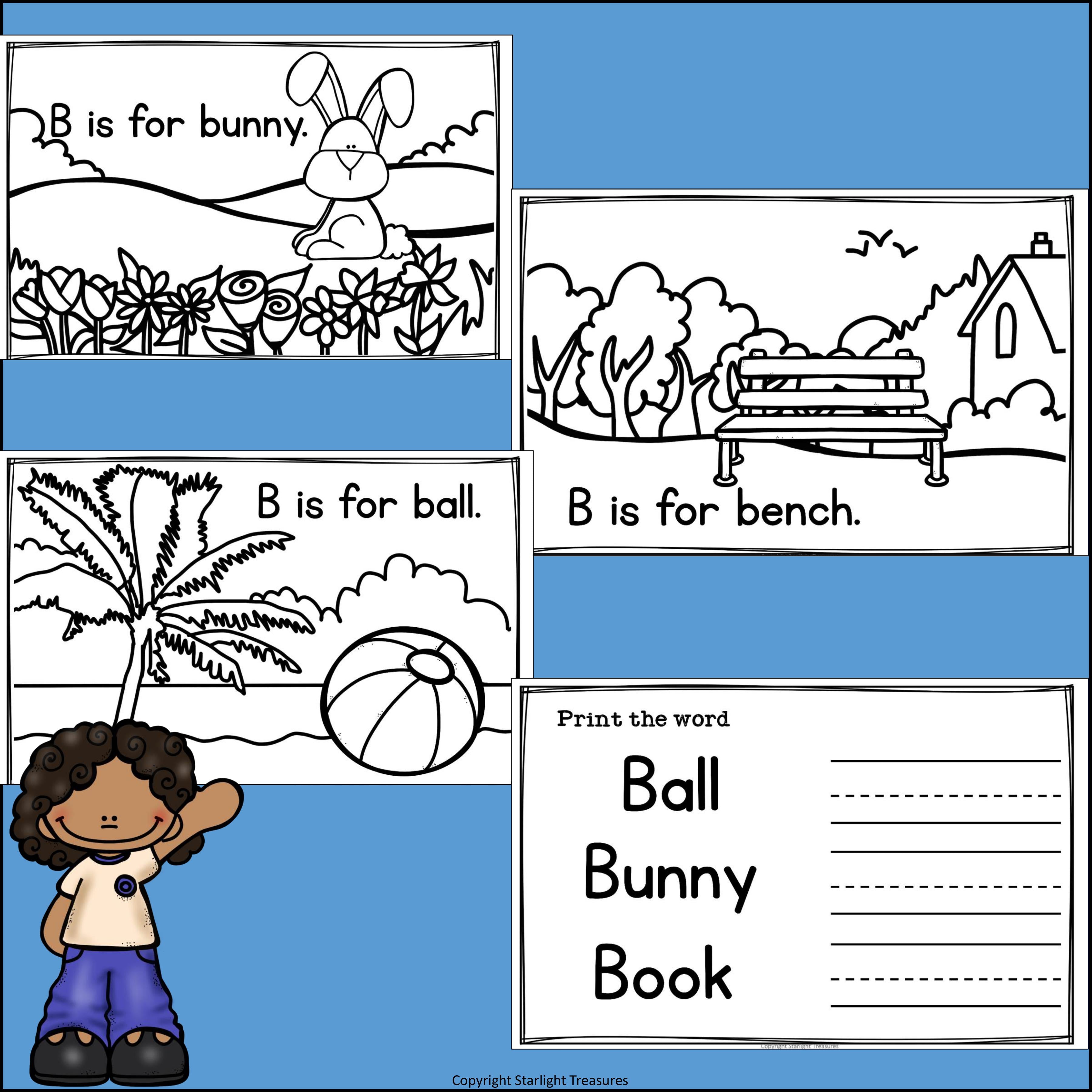 Letter B Mini Book