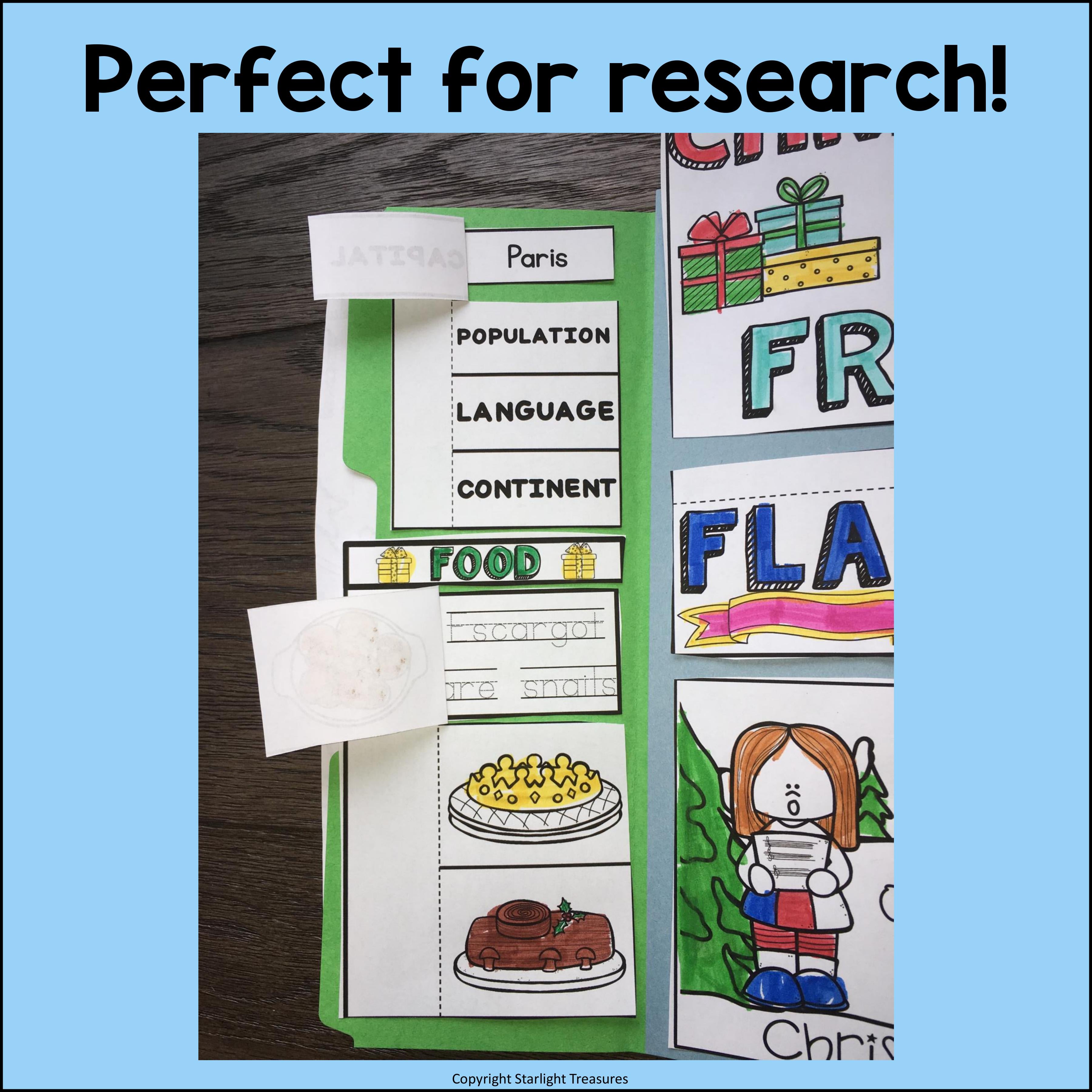 Christmas in France Lapbook for Early Learners