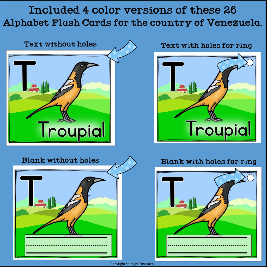 Venezuela Flash Cards