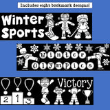 Winter Olympics 2018 Cut n' Color Bookmarks