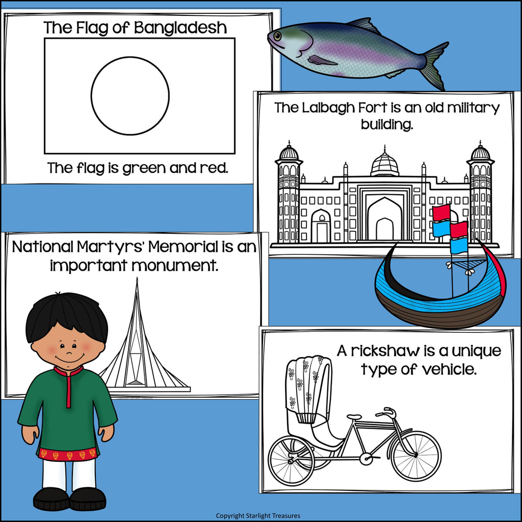 Bangladesh Mini Book for Early Readers - A Country Study