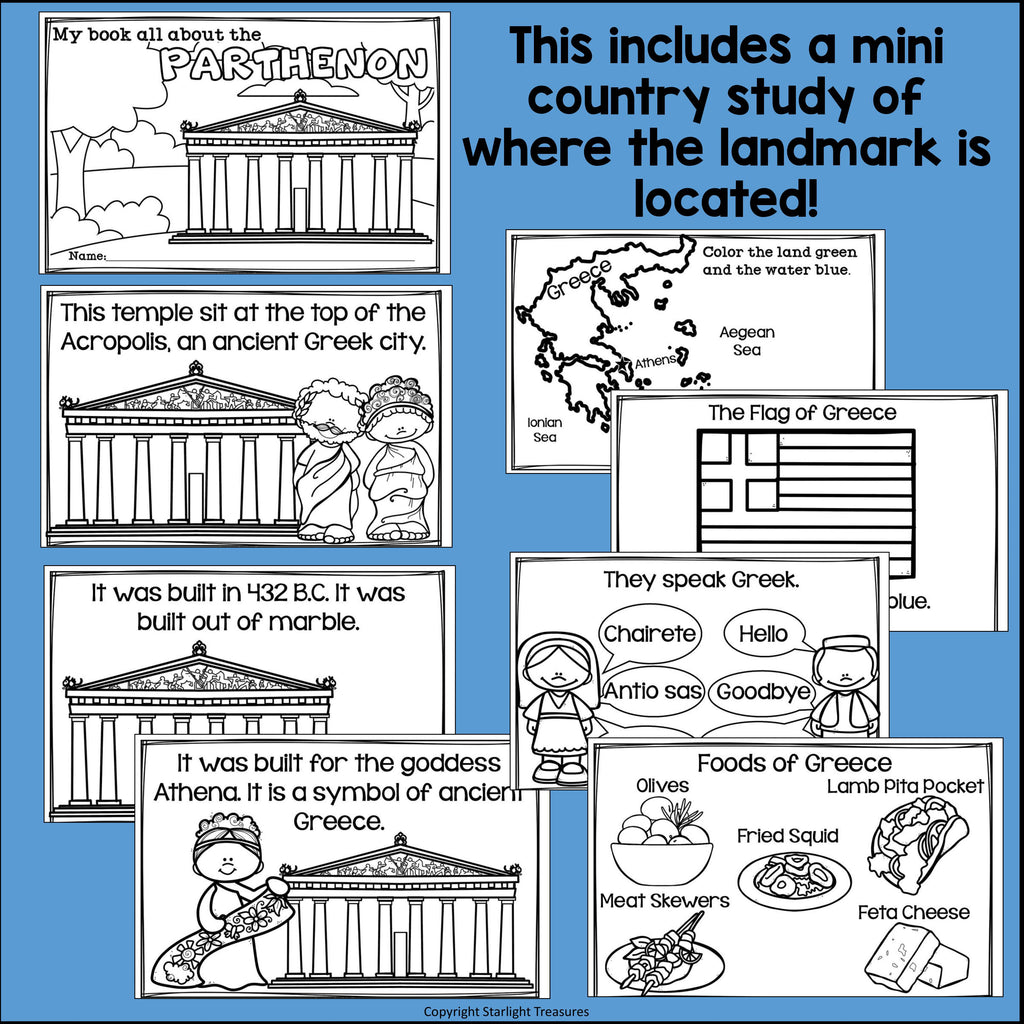 Parthenon Complete Unit for Early Learners - World Landmarks