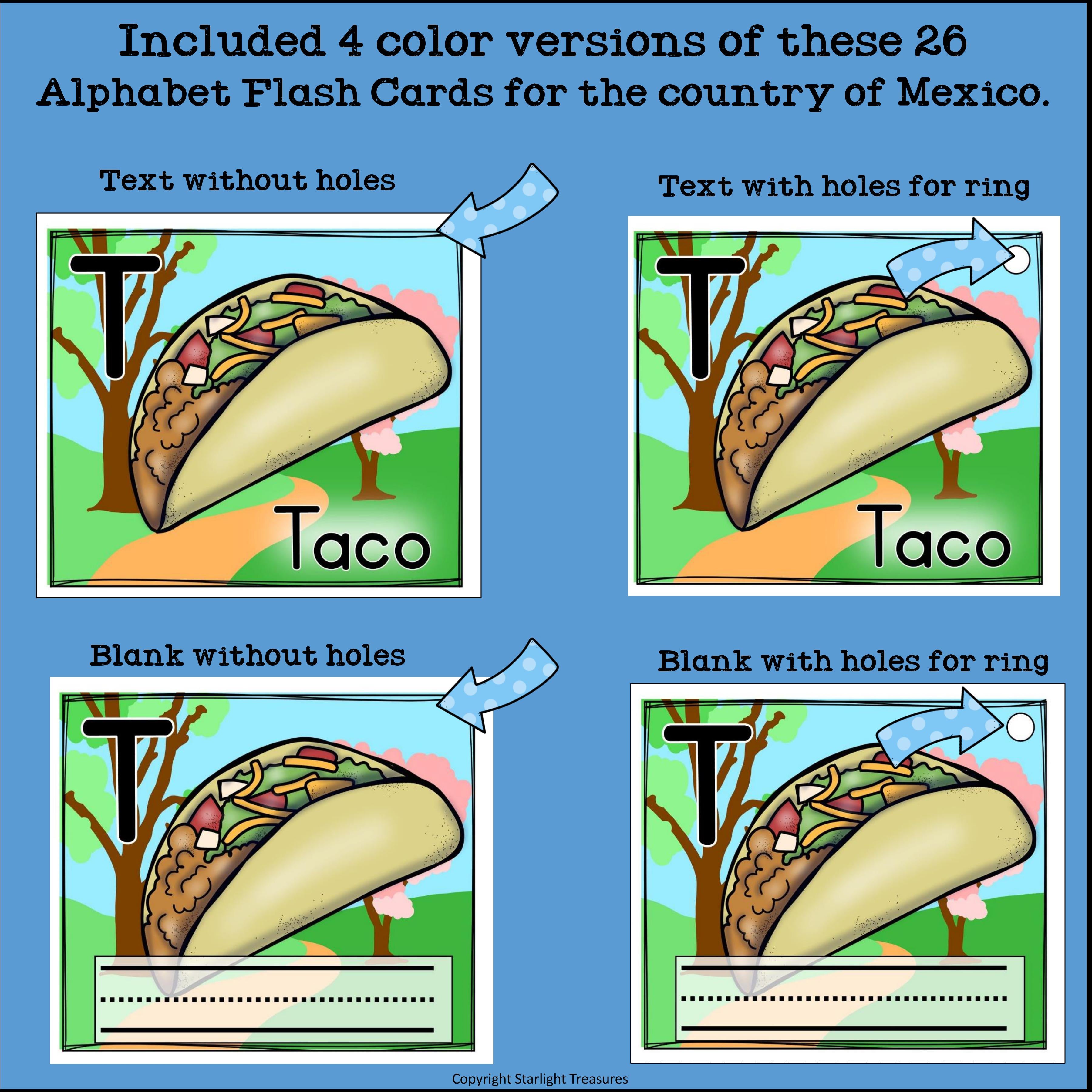 Mexico Flash Cards