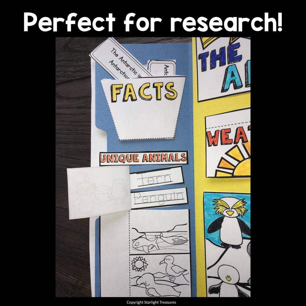 Antarctic Lapbook for Early Learners