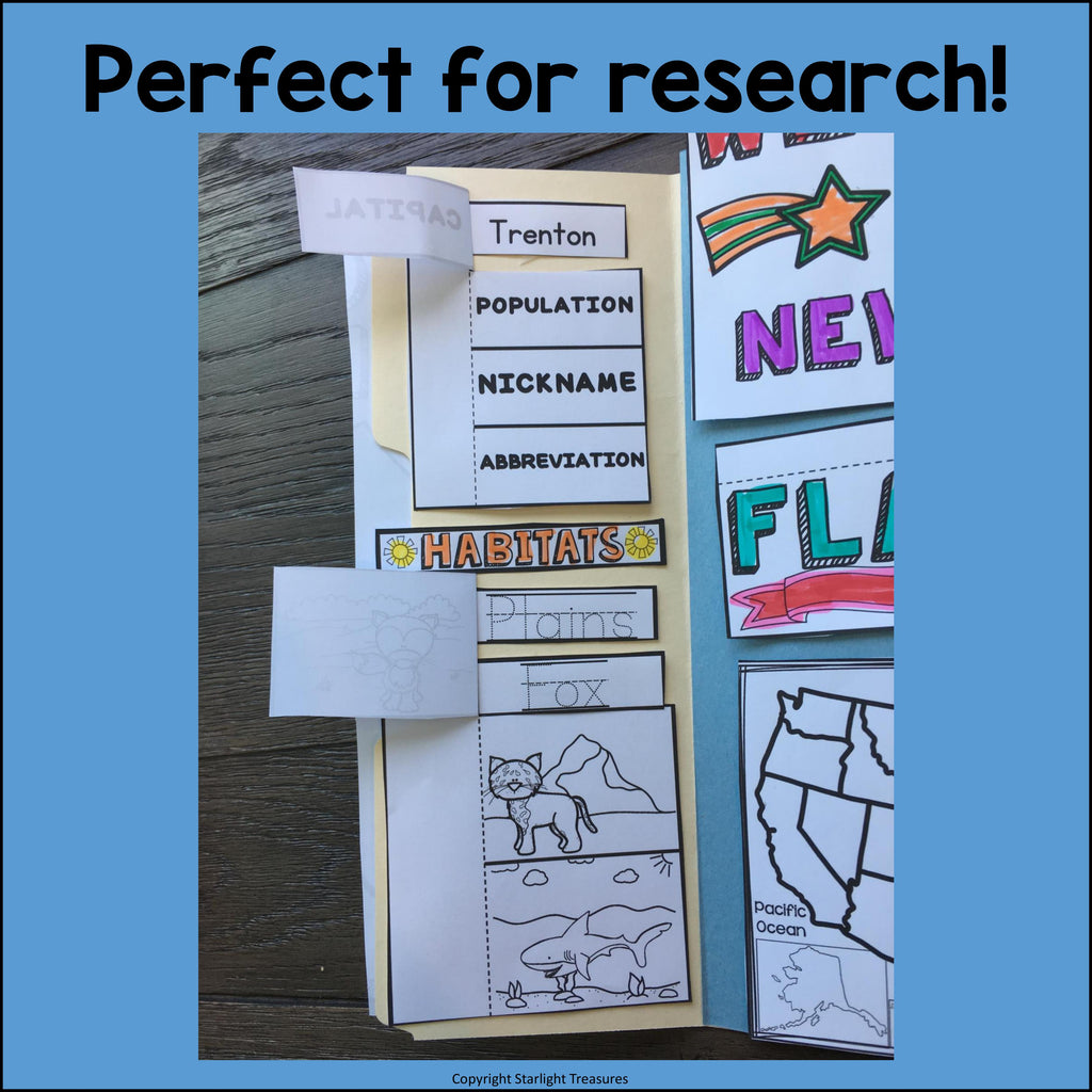 New Jersey Lapbook for Early Learners - A State Study
