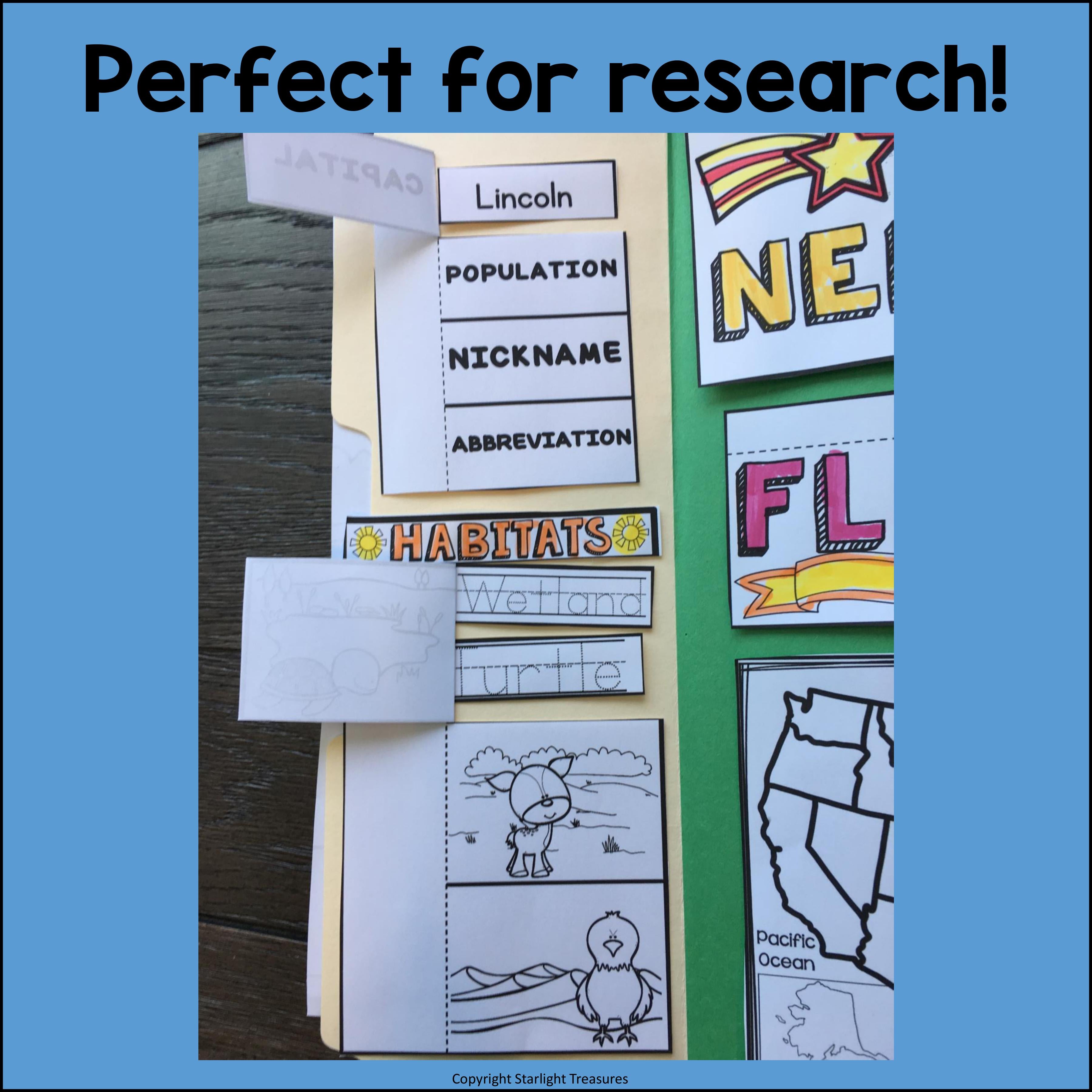 Nebraska Lapbook for Early Learners - A State Study