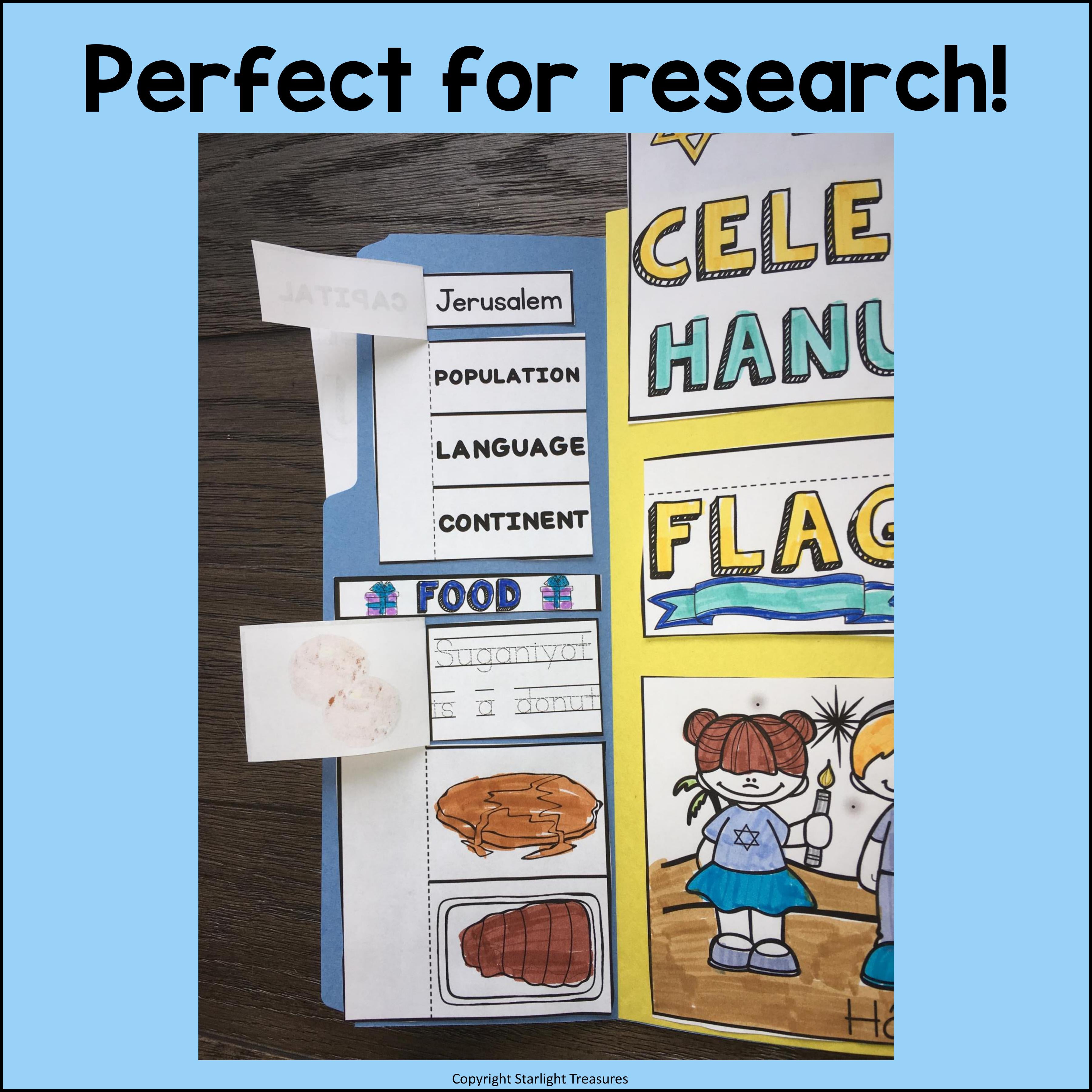 Let's Celebrate Hanukkah Lapbook for Early Learners