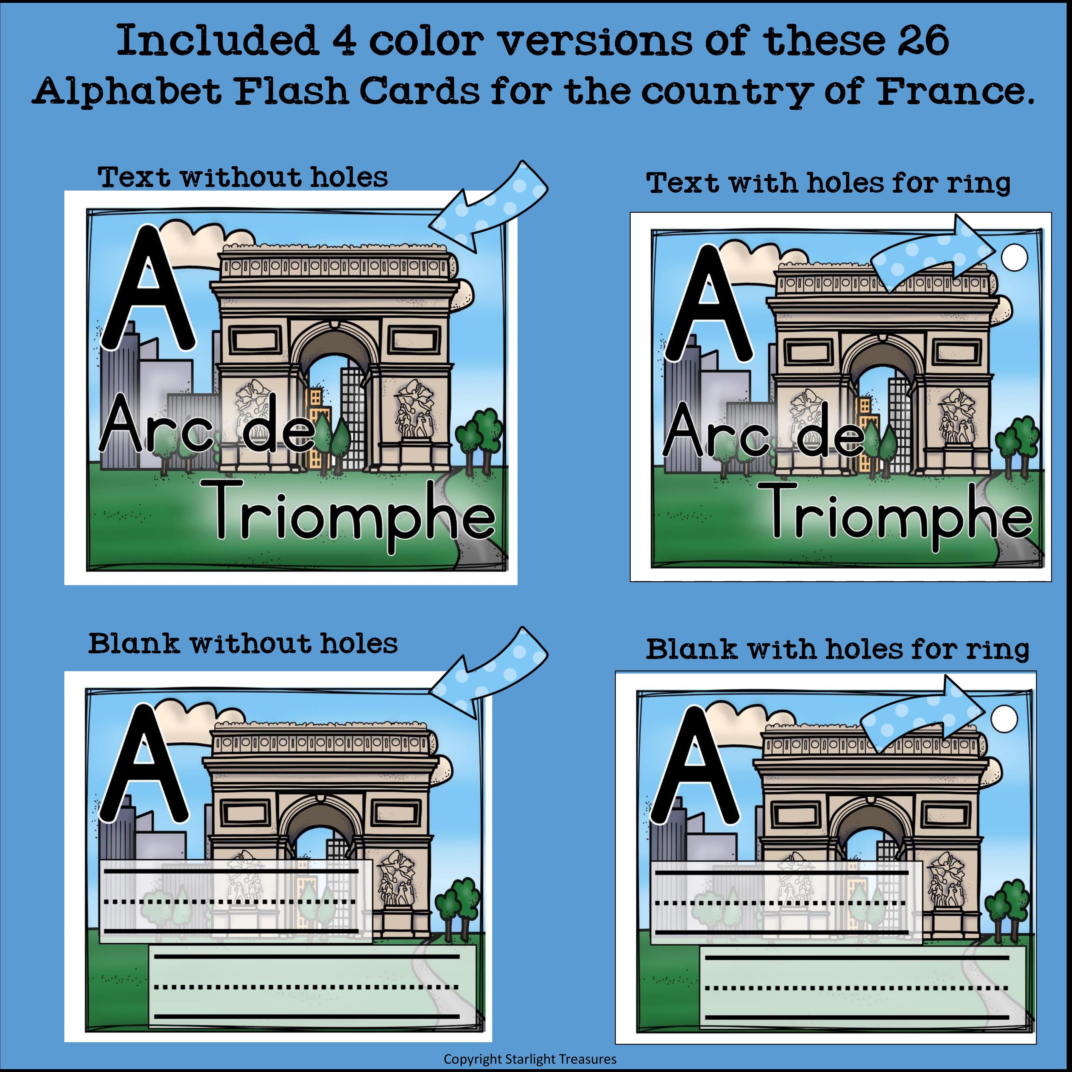 France Flash Cards