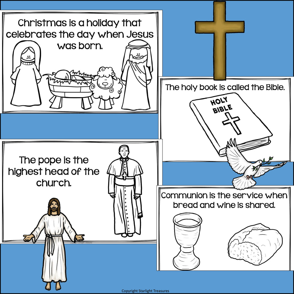 Christianity Mini Book for Early Readers: World Religions