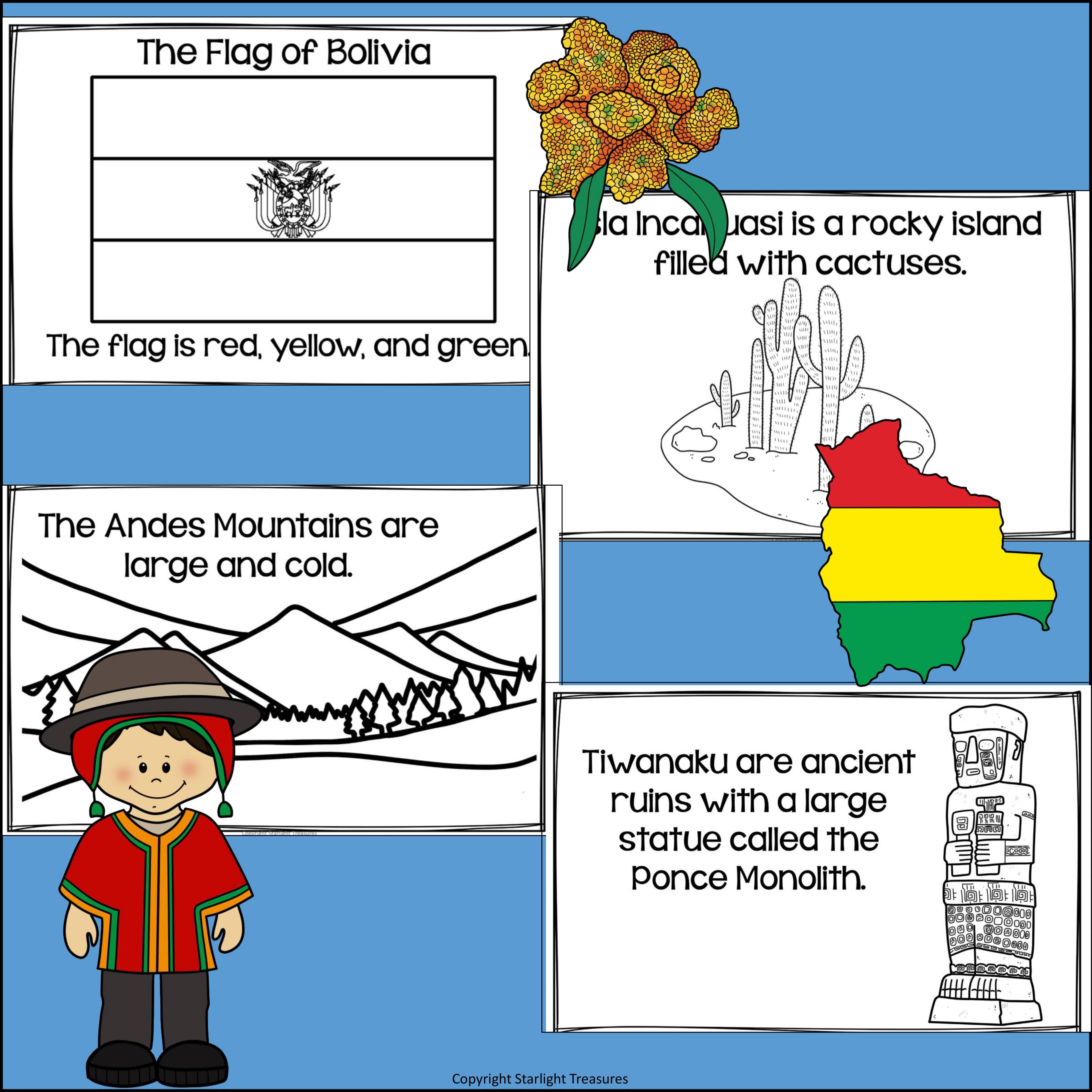 Bolivia Mini Book for Early Readers - A Country Study
