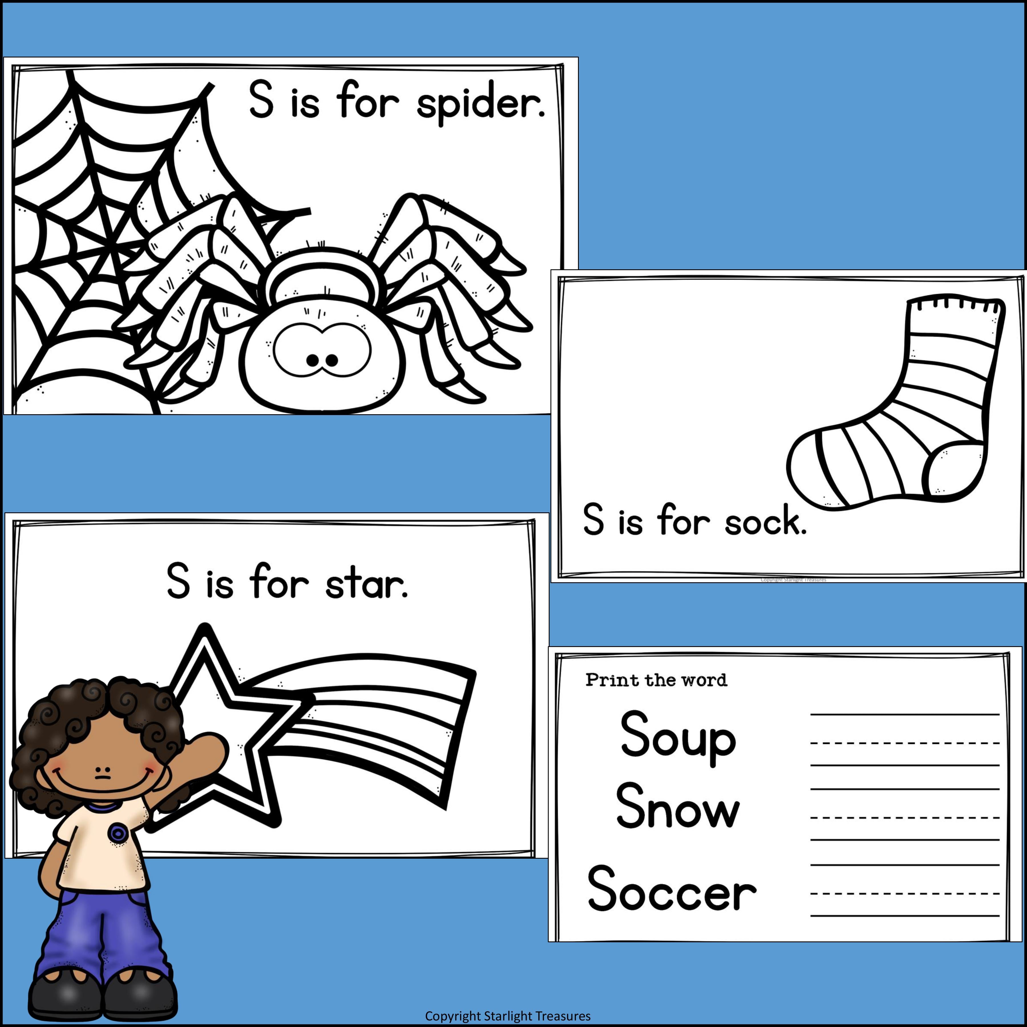 Alphabet Letter of the Week: The Letter S Mini Book