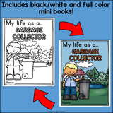Garbage Collector Mini Book for Early Readers 