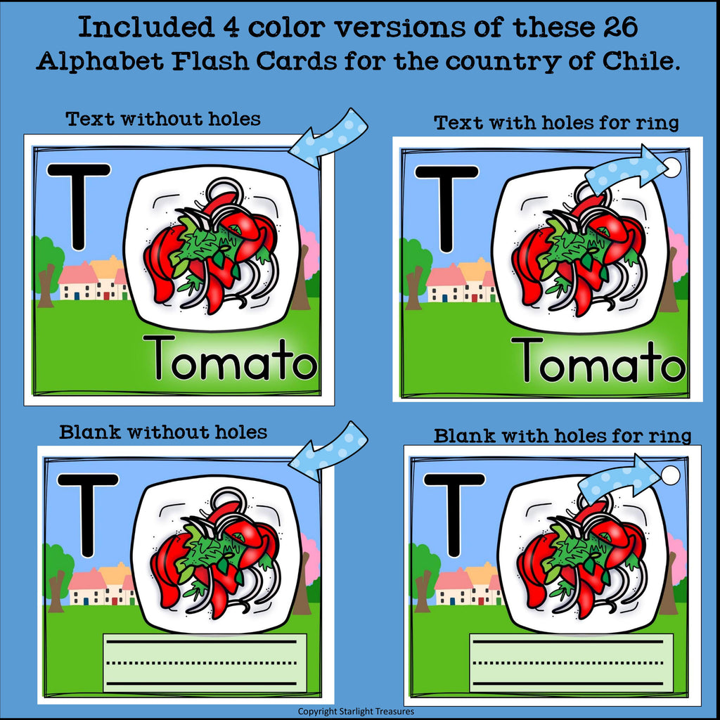 Chile Flash Cards