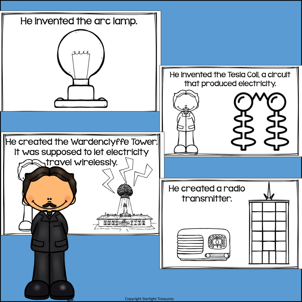 Nikola Tesla Mini Book for Early Readers: Inventors
