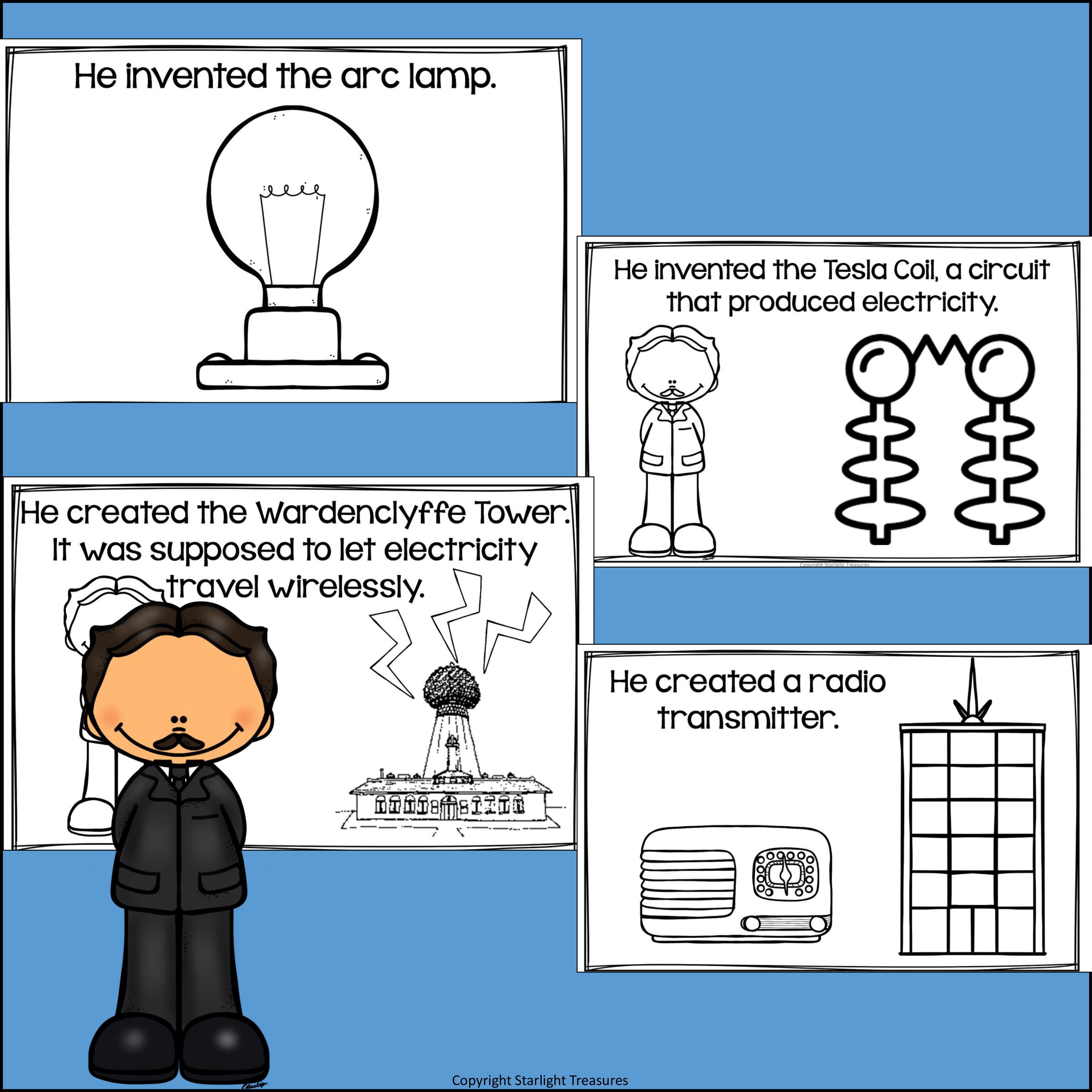 Nikola Tesla Mini Book for Early Readers: Inventors