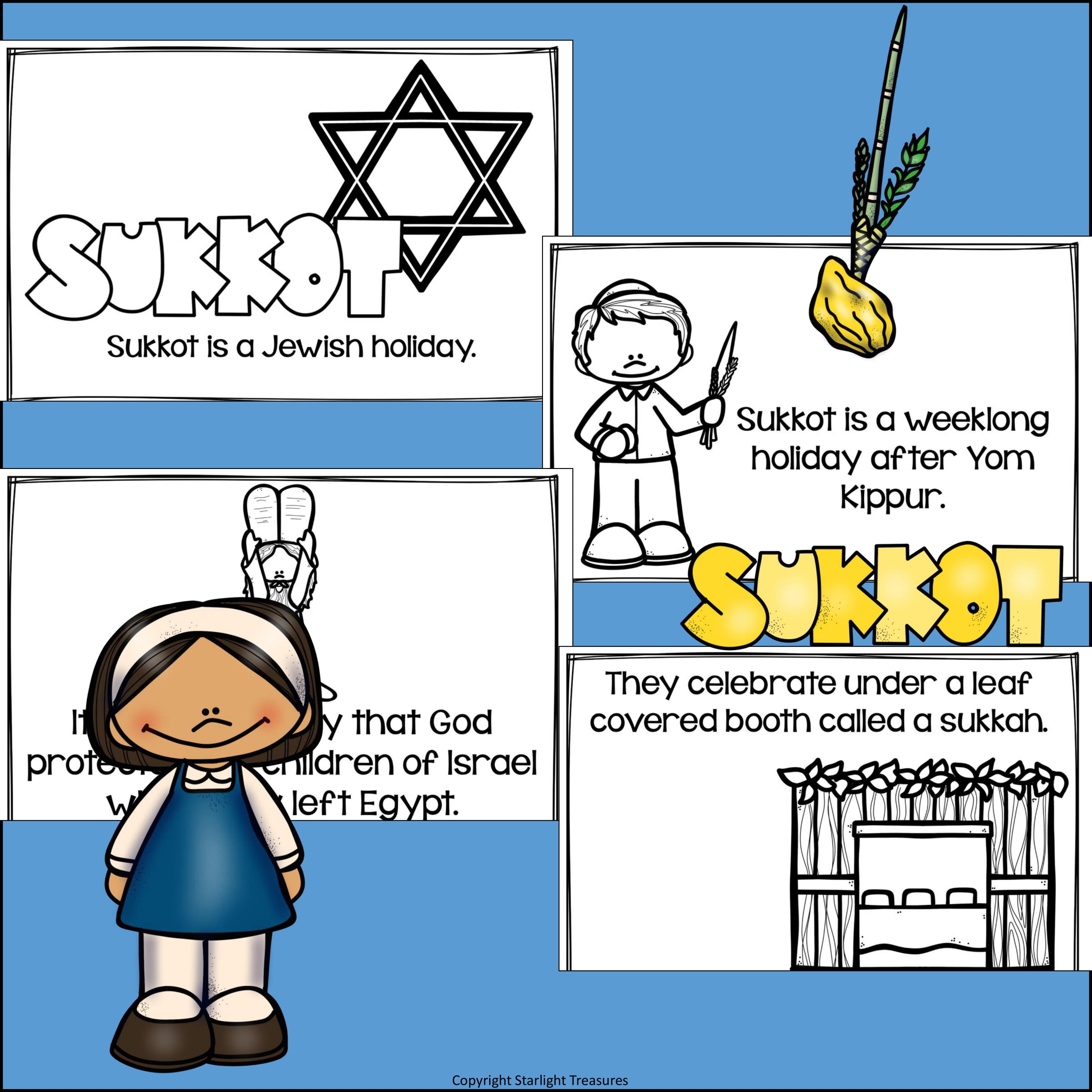 Sukkot Mini Book for Early Readers