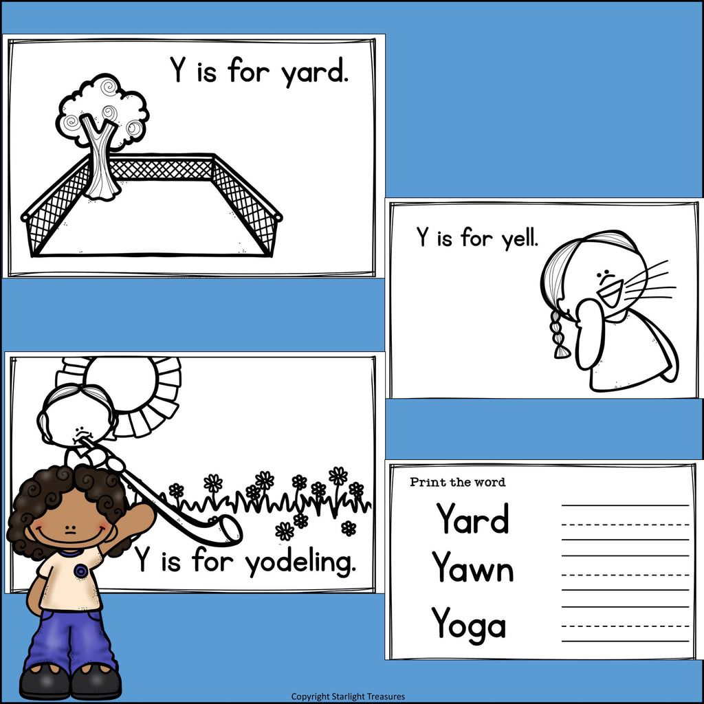 Alphabet Letter of the Week: The Letter Y Mini Book
