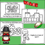 Wales Mini Book for Early Readers - A Country Study