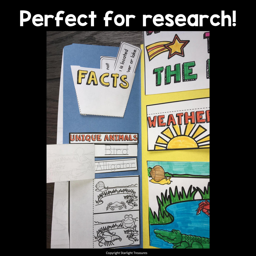 Marsh Lapbook for Early Learners - Animal Habitats