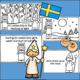 Christmas in Sweden: St. Lucia's Day Mini Book for Early Readers