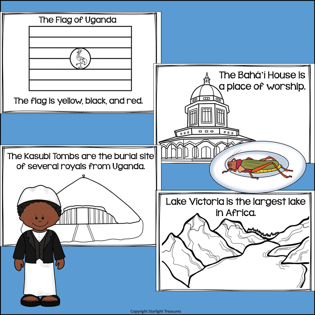 Uganda Mini Book for Early Readers - A Country Study